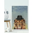 thumbnail image 6 of Marmont Hill Jazzy Lion Canvas Wall Art, 6 of 7