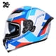 thumbnail image 2 of Casco de motocicleta de cara completa con doble visera, certificado DOT, para hombre, clásico, retro, deportivo, para carreras de motos, 2 of 5