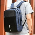 thumbnail image 5 of Hovmgk Business Backpack with USB Charging Port, Lightweight Travel Bag Fits 15.6 Inch Laptop, Waterproof School Backpack for Men & Women, Office, College, & Daily Use, Blue/Black/Gray, 5 of 6