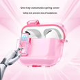 thumbnail image 3 of Earbud Case with Secure Lock, One-Touch Flip-Open Lid, Wireless/Wired Charging, Multiple Colors for Personalized Use, 3 of 7