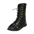 thumbnail image 1 of Accesorios de zapatos de muñecas de 1/3 de botas negras casuales de punta puntiaguda PU, 1 of 9