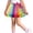 Multicolor, variant on Little Girl' Skirts for Dance Party Bowknot Rainbow Tutu Skirt Child Ballet Dancewear Summer Tulle Skirts Multi-color,Size 4-6 Y