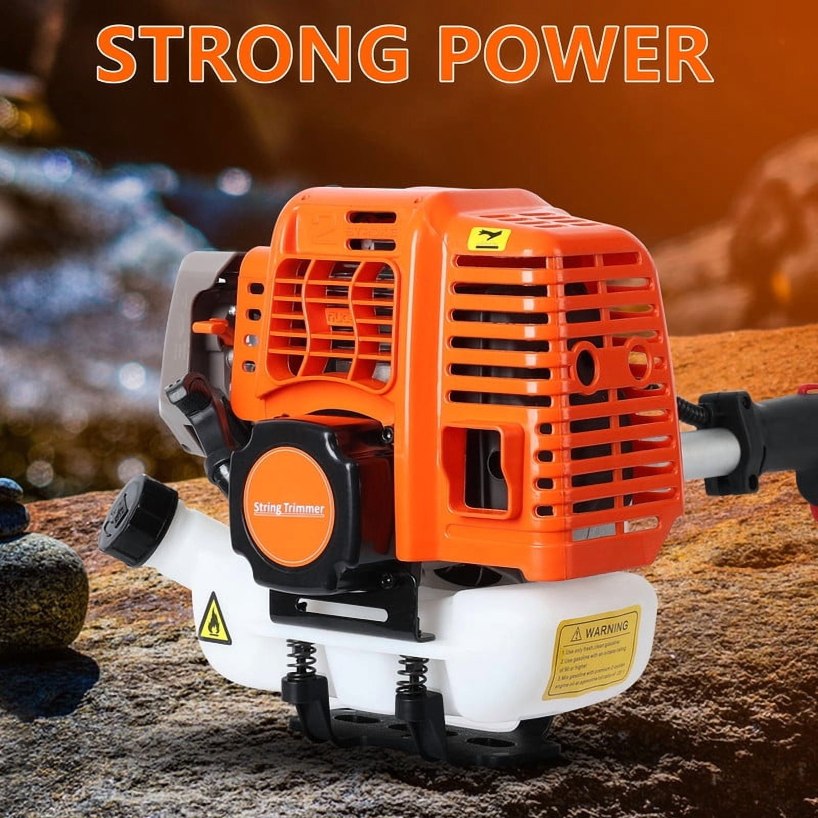 5 in 1 Multifunctional Lawn Mower,52CC Gas Weed Trimmer,Cordless Weed Wacker,Cordless Hedge Trimmer & Grass Edger,2-Stroke Brush Cutter, Handheld Chainsaw Hedge Pruner