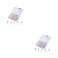 thumbnail image 1 of Toystoory Chincheta transparente Pasador de chincheta pequeña Suministros de tachuelas de pared Chincheta Type2 NO2, 1 of 6