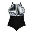thumbnail image 2 of Vedolay Women's Tummy Control One Piece Swimsuits Halter Bathing Suits,A XXL, 2 of 3