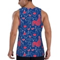 thumbnail image 3 of Haiem Chicken and Rooster Men Workout Tank Top Gym Bodybuilding Sleeveless Muscle T Shirts Athletic Tank Breathable Workout Shirt-Medium, 3 of 9