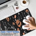 thumbnail image 4 of Long Mouse Pads for Desk,Halloween Skeletons and Pumpkins Desk Mats on Top Of Desks, Desk Mouse Pad Extra Large with 3mm Non-Slip Base and Stitched Edge for Gaming,Office,Work,Home 31.5x11.8in, 4 of 5