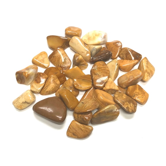 Zentron Crystal Collection: 1/2 Pound Tumbled Yellow Jasper