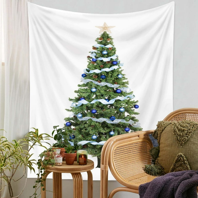 Kayannuo Christmas Decor Back to School Clearance Christmas Tree Tapestry Green Tree Decorative Wall Hanging Home Decor Decoration Christmas Ornaments Walmart
