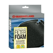 Marineland Filter Foam 2 Count, Supports Biological and Mechanical Aquarium Filtration, Rite-Size S