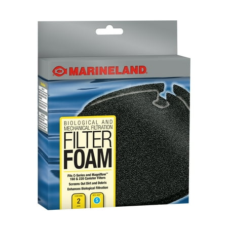 UPC: 0047431903203 | Marineland Filter Foam 2 Count  Supports Biological and Mechanical Aquarium Filtration  Rite-Size S