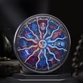 thumbnail image 2 of Moneda de hierro de los Doce Signos del Zodiaco, el Sol y la Luna, 4 cm, 2 of 2
