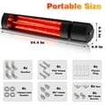 Outdoor Heaters for Patio, Nertpow Electric Infrared Patio Heater 1500W