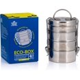 thumbnail image 4 of CABEN-4 Tier Stainless Steel Medium Tiffin Lunch Box, 4 of 4