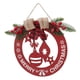 thumbnail image 3 of Letrero de Navidad de madera textura clara antidecoloración letrero de bienvenida colgante de Navidad rojo para vacaciones decoración del hogar ANGGREK Otros, 3 of 8