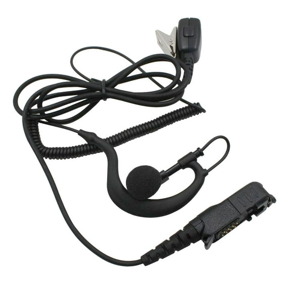 G Shape Earpiece, Mic Headph Earph Headset for XPR3300 MTP3200 MTP3100 XPR3500 Two