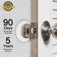 thumbnail image 5 of 4Pcs Door Stoppers Wall Protector, White Silicone Door Bumpers with Strong Thickened Adhesive, Shock Absorbent Door Knobs Wall Protectors to Cover up Damage and Protect Wall Surfaces(White,3x3"), 5 of 9
