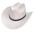thumbnail image 3 of Wide Brim Western Cowboy Hat With Classic Curved Design For Casual Home Use Craftsmanship And, 3 of 4