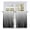 Black, variant on Black White Tier Curtains, Ombre Gradient Striped Minimalist Texture Light Filtering Kitchen Curtains, 2Pcs Rod Pocket Half Window Treatments Panels for Sink Cafe Cabinet Basement 27.5x45 Inches