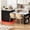 Black-White, variant on HORIZON Kitchen Island With Casters, Extendable Dining Table With Led Lighting, Kitchen Table With Power Strips, Buffet Table, Or Bar Table For The Kitchen And Dining Room,Antique Natural