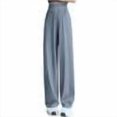thumbnail image 4 of Admvng Sweatpants for Women Ice Silk Lightweight and Loose High Waisted Straight Leg Wide Leg Floor Length Pants, Size S-2XL, 4 of 4