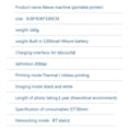 thumbnail image 3 of Portable Mini Printer Student Study Printer Labels Convenient Thermal Printer Mobile Phone BT Printer Fix Mistakes, 3 of 7