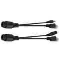 thumbnail image 3 of Cable adaptador POE pasivo de alimentación a través de Ethernet, 12V, inyector divisor, resistente al agua, negro, 3 of 5