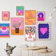 thumbnail image 3 of Póster con cita de chica positiva, arte de pared, impresión abstracta, flor rosa, pintura en lienzo, colorido, Boho, sala de estar, decoración del hogar, imagen, 3 of 4
