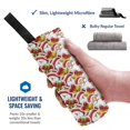 thumbnail image 2 of Daiia Santa Claus bells Snowman Pattern Quick Dry Towel, Super Absorbent Travel Towel with Hanging Loop & Carabiner, Lightweight Compact Fast-Drying Microfiber Towel-31.5"x63", 2 of 8