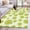 Yellow, variant on Round Area Rugs Collection 4 Ft, Sliced Lemon Non-Slip Residential Carpet, Simple Summer Tropical Yellow Indoor Crawling Mats Runner Rugs for Living Room/Dining Room/Bedroom