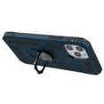 thumbnail image 3 of Apple iPhone 12 PRO MAX /6.7" Ring Kickstand Stand Hybrid Armor Dual Layer Protective Shockproof Blue Phone Cover for iPhone 12 Pro Max, 3 of 7