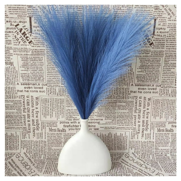 Pampas Grass Decor Artificial Fluffy Reed Grass Branches Silk Cloth