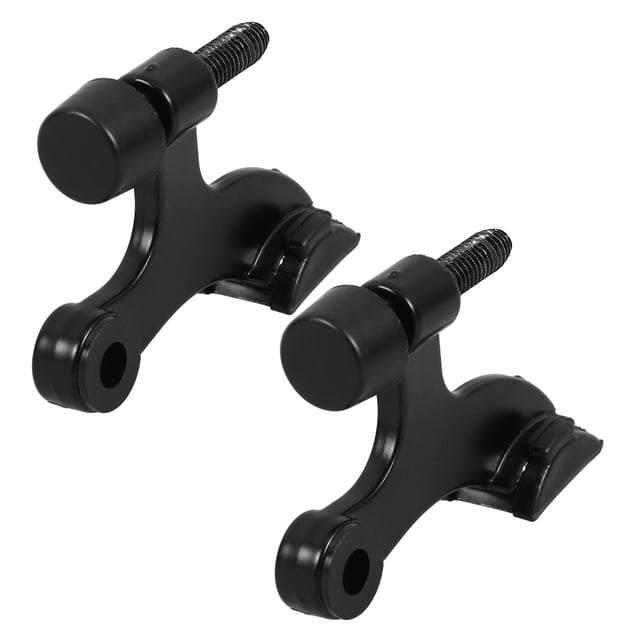 unbranded Tope De Puerta Ajustable En Aleación De Zinc Antióxido Color Negro Para Uso Doméstico