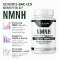 thumbnail image 5 of Uthpeak NMNH NAD Supplement 250mg - Recommended Dose for Healthy Aging, a Memory Focus Supplement for Cognitive Function Support (60 Capsules) - Alternative to NR, NAD, Quercetin and Fisetin, 5 of 7