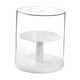 thumbnail image 2 of Caja de almacenamiento con soporte para exhibición de figuras, transparente, de doble capa, giratoria blanco, 2 of 9