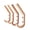 Wooden Color, variant on HEVIRGO Coat Hook Sturdy Unique Shape Wood Household Clothes Hangers for Kitchen, Wooden Color