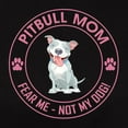 thumbnail image 3 of CafePress - PITBULL MOM Women's Dark T Shirt - Women's Traditional Fit Dark T-Shirt, 3 of 4