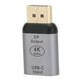thumbnail image 2 of Type-c Adaptateur Femelle Adaptateur Mâle Dp 4k à 60hz Convertisseur Type-c Femelle à Adaptateur Mâle Accessoire Informatique TypeC Femelle à Grand Adaptateur Mâle Dp pour OS X Sortie TypeC Vidéo, 2 of 8