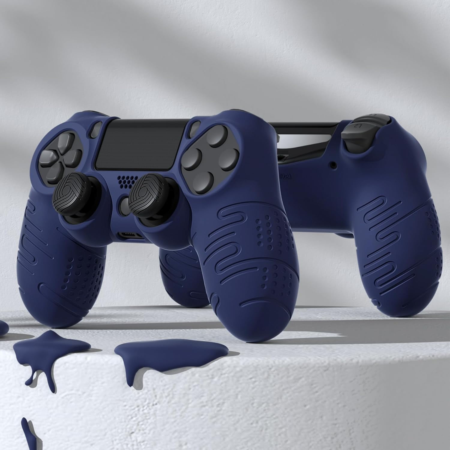 ジャンク デュアルショック4 青 PS4 コントローラー青ジャンク品 ジャンク デュアルショック4 青