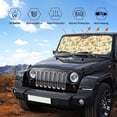 thumbnail image 5 of Kdxio Lemon Print Front Windshield Sun Shade,Folding Auto Sunshade for Car Truck SUV-Small, 5 of 7