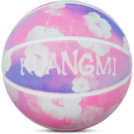 Kuangmi Fancy Rubber Basketball, Office Regulation Size 7(29.5") Streetball, Made for Indoor Outdoor Basketball Games