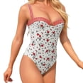 thumbnail image 4 of Haivin Elegant Wrap One-Piece Swimsuit,Tummy Control Bathing Suit, Classic Monokini for Women, 4 of 7
