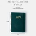 thumbnail image 4 of 2022 Planner Weekly and Monthly 6.1" x 8.5" - Agenda 2022 with Monthly Expense & Notes, PU Leather Soft Cover, 4 of 12