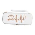 thumbnail image 2 of AMLESO Stethoscope Case Organizer Shockproof Lightweight Portable Dustproof with Pocket Professional Storage Box Stethoscope Holder White, 2 of 8