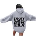 thumbnail image 1 of WEAIXIMIUNG Sweat à Capuche pour Enseignant 3X, Imprimé Lettre de Football pour Femmes (Style 3), 1 of 5