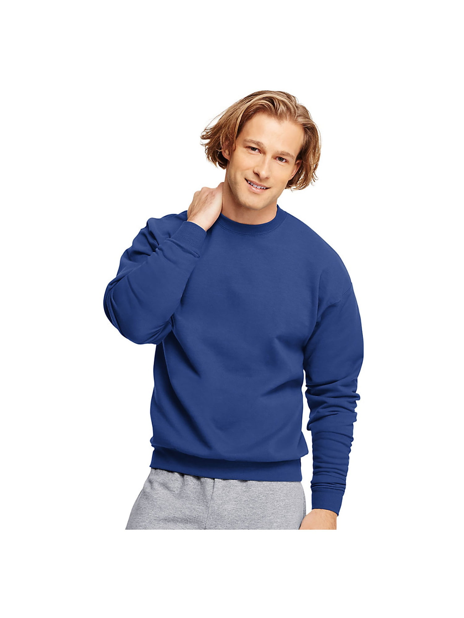 Motivational Quote Crewneck Sweater Blue Sweatshirt Make Today a Good Day Sapphire Blue Crewneck Sweatshirt Unisex