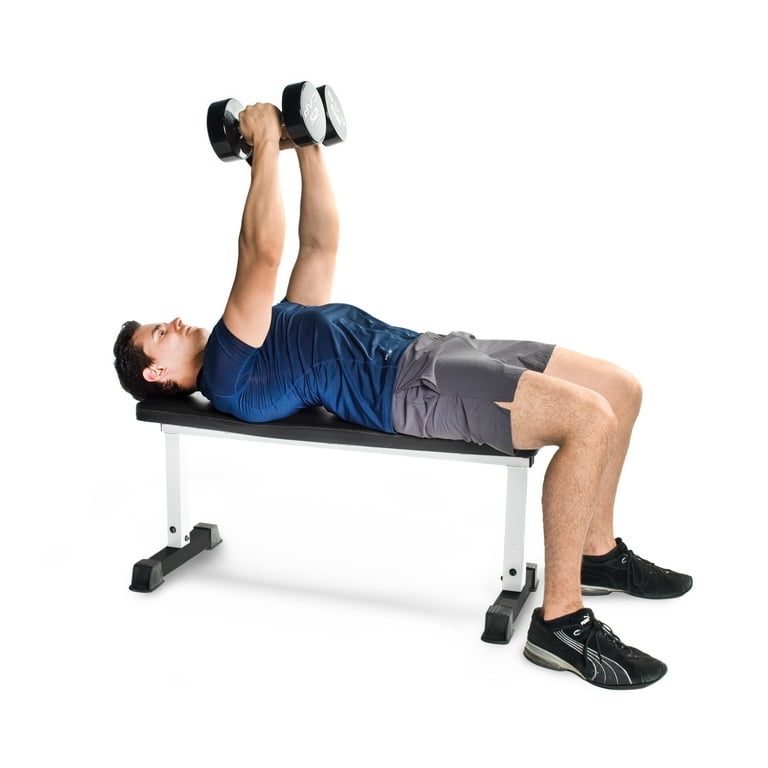 Free Shipping CAP Strength Flat Utility Weight Bench 600 lb Weight Capacity White Walmart