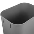 thumbnail image 6 of COMPUKAS Grey Rectangular Household Waste Bin for Home and Office - Simple, Trash Can, 6 of 7