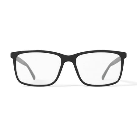 Timberland Men's TB1808-1 Square Prescription Eyeglasses with Case, Black