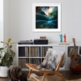 thumbnail image 4 of Art.com Tropical Paradise Template with Sunlight. Ocean Surfing Wave Breaking and Two Big Green Turtles Div Photographic Print by Willyam Bradberry, White Frame Wall Art, 38" x 38", 4 of 5